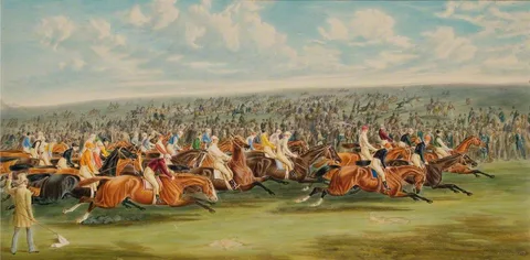 John Frederick Herring Senior, The Start for the Memorable Derby of 1844