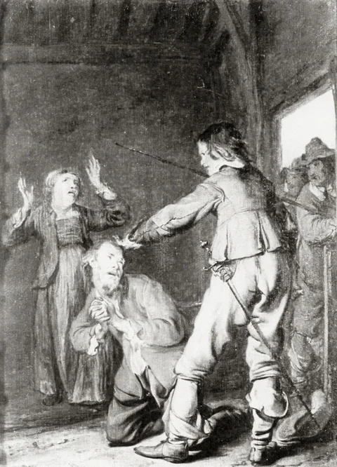 Pieter Jacobsz Codde, A peasant being tortured by soldiers
