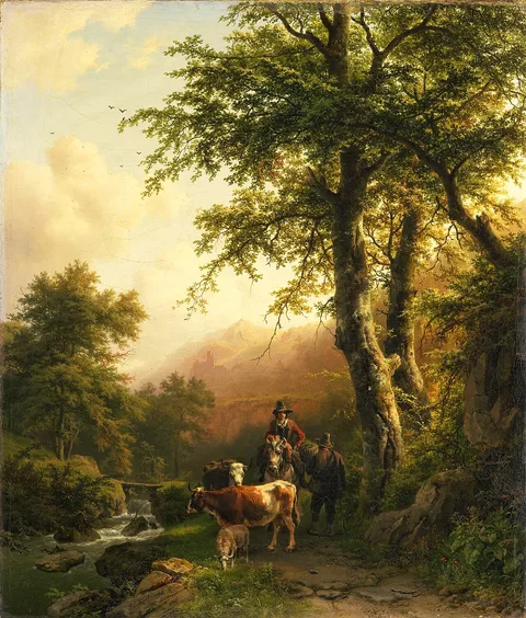 B.C. Koekkoek, Italianate landscape
