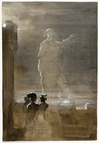 Rsa John Faed, Hamlet and His Father's Ghost