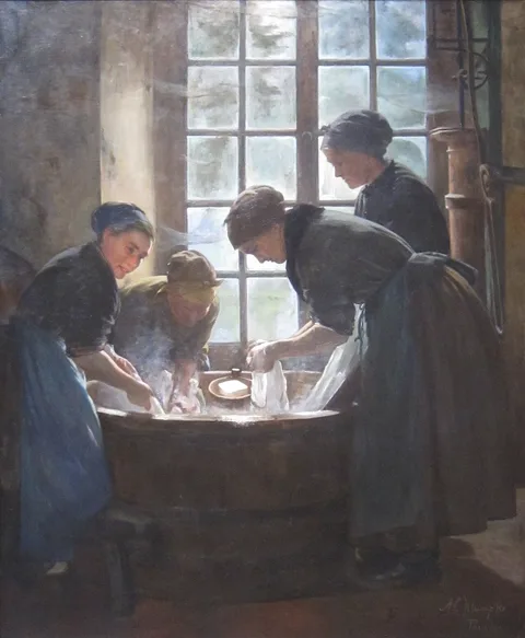 Anna Elisabeth Klumpke, In the Wash-House