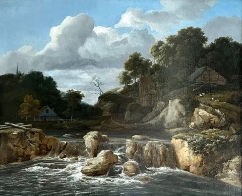Jacob van Ruysdael, Mountainous Landscape