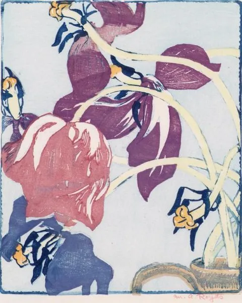 Mabel Allington Royds, Dead Tulips by Mabel  Allington Royds - Mabel Allington Royds