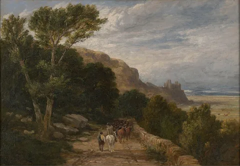 David Cox, Landscape, Harlech Castle