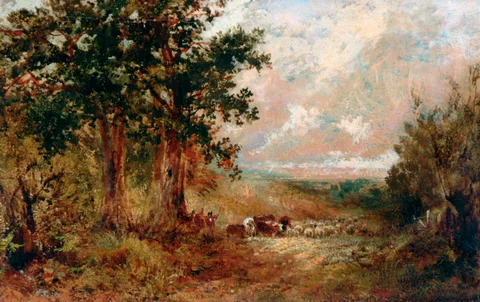 David Cox, A Warwickshire Lane