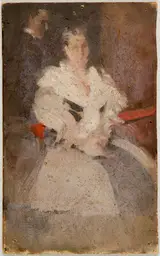 Cecilia Beaux, Study for the Portrait of Mrs. Beauveau Borie and Her Son Adolphe