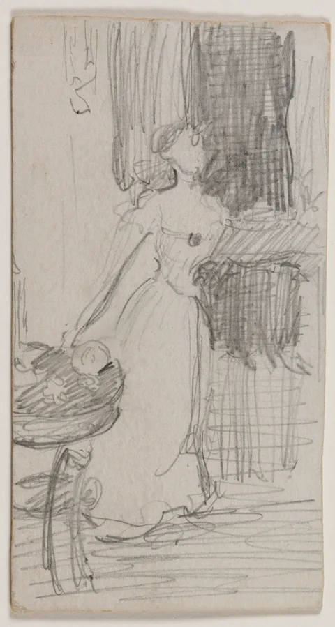 Cecilia Beaux, Study for Mrs. Larz Anderson