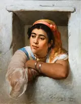 Hippolyte Lazerges, At the window