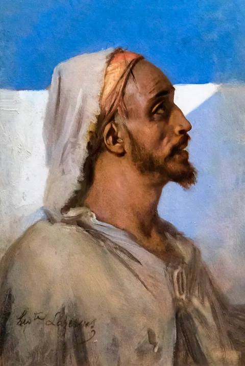 Hippolyte Lazerges, Portrait of an Arab