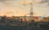 Francis Holman, A Dockyard at Wapping