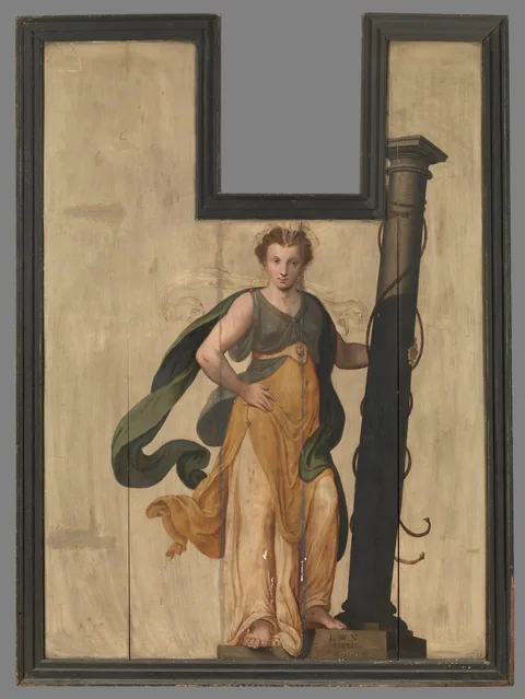 Lambert van Noort, Sibyl with Column