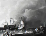 Ludolf Backhuyzen, Rough Sea