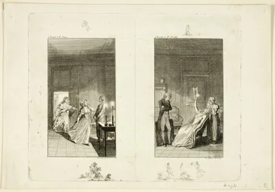 Daniel Niklaus Chodowiecki, Illustration to Samuel Richardson's Clarissa