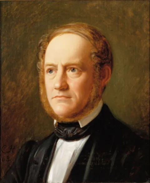 Constantin Hansen, Portrait of Svend Grundtvig.