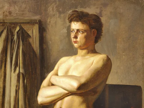 Constantin Hansen, Study of a young Man.