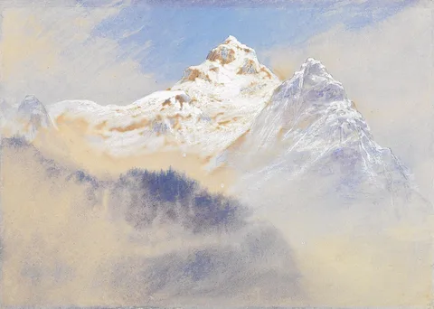 Elijah Walton, Mountain View: Terglon Alps seen from near Lengenfeld Carniola, Austria