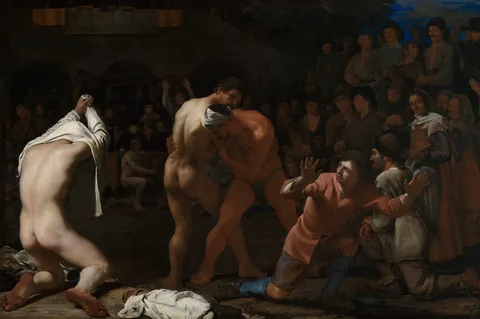 Michael Sweerts, The Wrestling Match