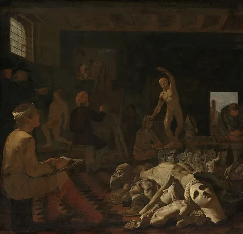 Michael Sweerts, A Painter’s Studio