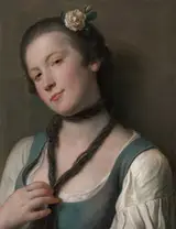 Pietro Antonio Conte Rotari, A Girl with a Flower in Her Hair