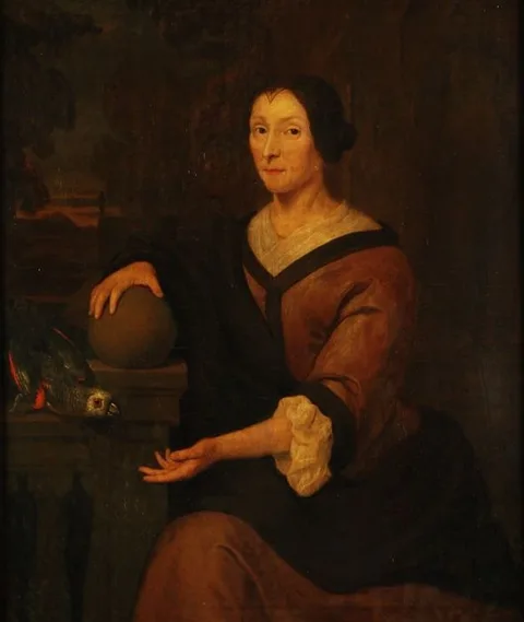 Pieter Veen, Portrait of Geertruij van der Hey (1638-1720)