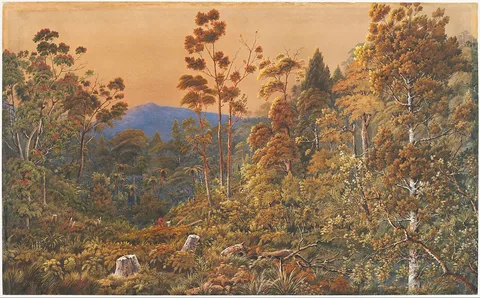 Alfred Sharpe, A golden eve, Waiheke Island