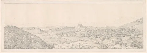 Joseph Thurmer, Panorama toward Athens from the Garden of Aphrodite