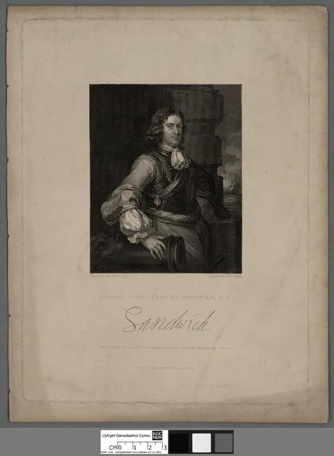 Henry Thomas Ryall, Edward, First Earl of Sandwich, K.C
