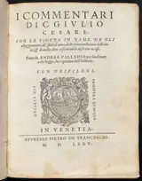 Andrea Palladio, I Commentari di C. Giulio Cesare