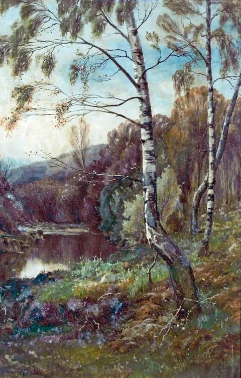 James Elliott, Birch Wood in the Lledr Valley