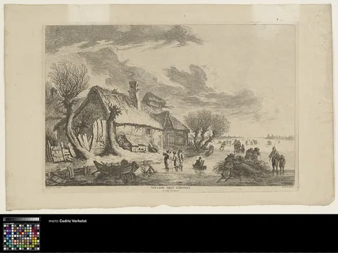 Pierre-François Basan, Village near Antwerp