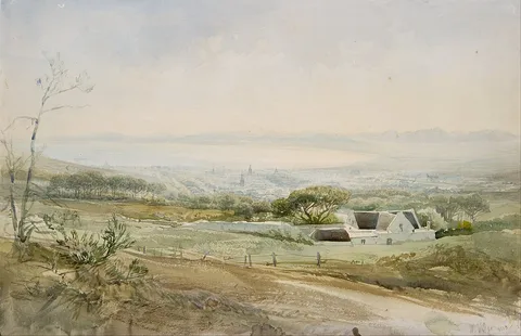 Heinrich Hermann, Cape Town from the Top of Kloof Street