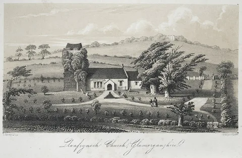 Charles Moody, Llanfrynach church, Glamorganshire