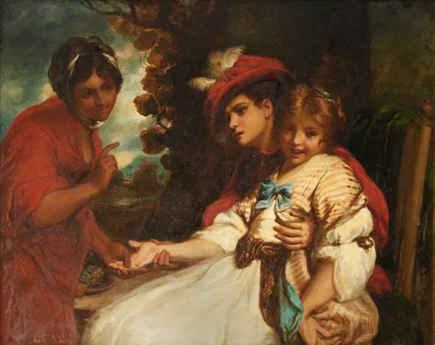 William Rimer, A Fortune Teller (after Sir Joshua Reynolds)