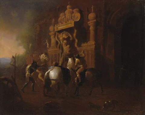 William Rimer, Horses at a Fountain
