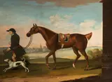 Thomas Butler, 'Squeaking Jenni' Got by Sir Richard Grosvenor's 'Old Terror' with Sir P. B. Leicester's Groom and Hound
