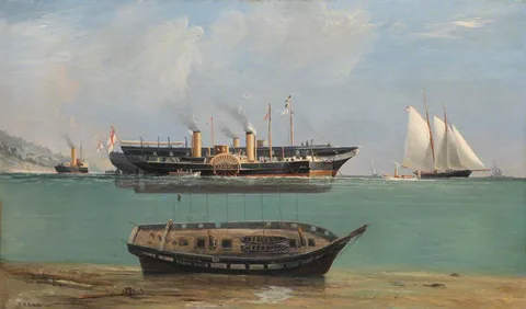 Charles Robert Ricketts, HMS 'Eurydice' under Salvage