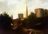 George Nicholson, Clifford's Tower with Castlegate Postern, York