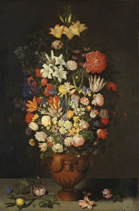 Ambrosius Bosschaert, Still Life with a Vase of Flowers