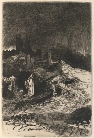 Victor Hugo, L'Eclair (Lightning)