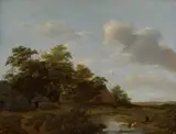 Jan Vermeer van Haarlem the Elder, Landscape with a farm