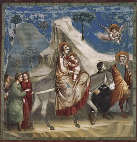 Giotto, Flight into Egypt
