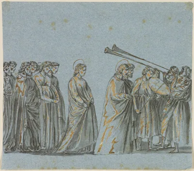Giotto, Wedding Procession of Mary and Joseph