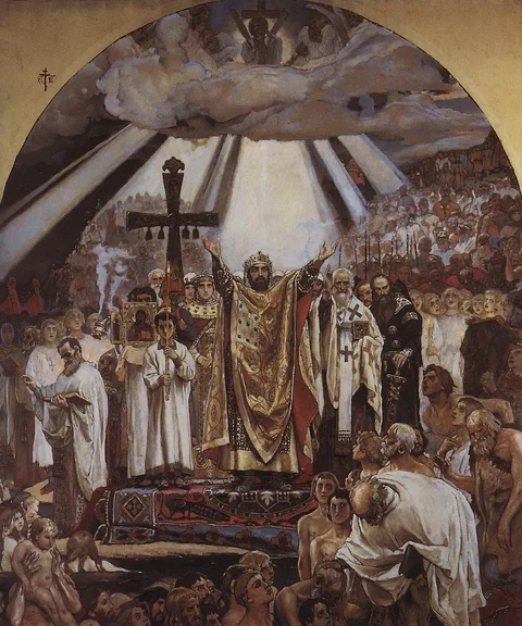 Viktor Vasnetsov, Christianization of Rus
