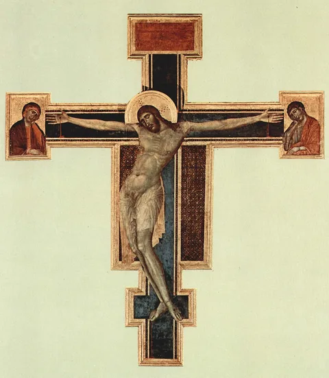 Cimabue, Crucifix by Cimabue, Santa Croce