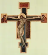 Cimabue, Crucifix by Cimabue, Santa Croce