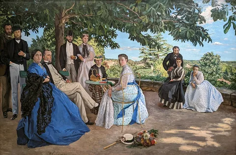 Frédéric Bazille, Réunion de famille