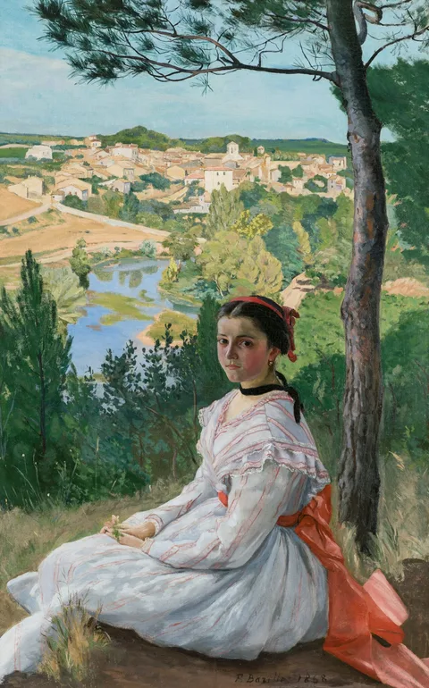 Frédéric Bazille, View of the Village
