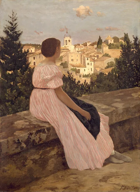 Frédéric Bazille, The Pink Dress