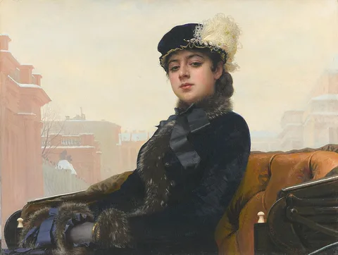 Ivan Kramskoi, Portrait of an Unknown Woman