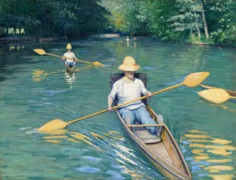 Gustave Caillebotte, Skiffs